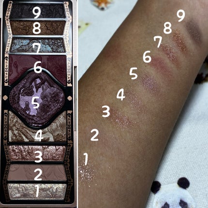 百鳥朝鳳 アイシャドウパレット/花西子/アイシャドウパレットを使ったクチコミ(5枚目)