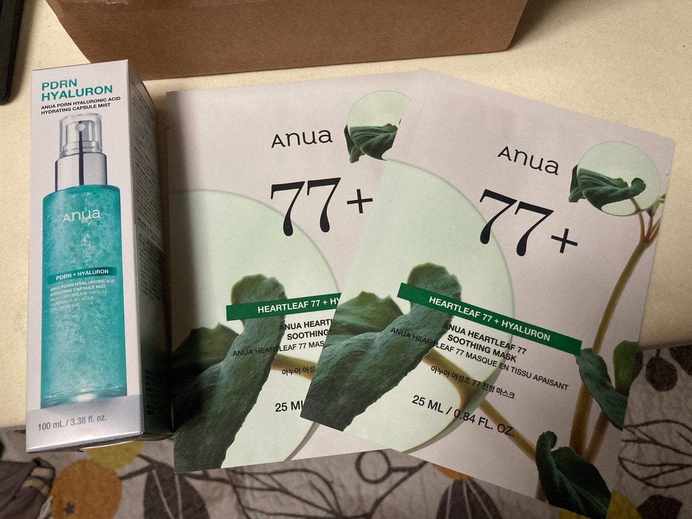 PDRNヒアルロン酸ハイドレイティングミスト/Anua/ミスト状化粧水を使ったクチコミ(1枚目)