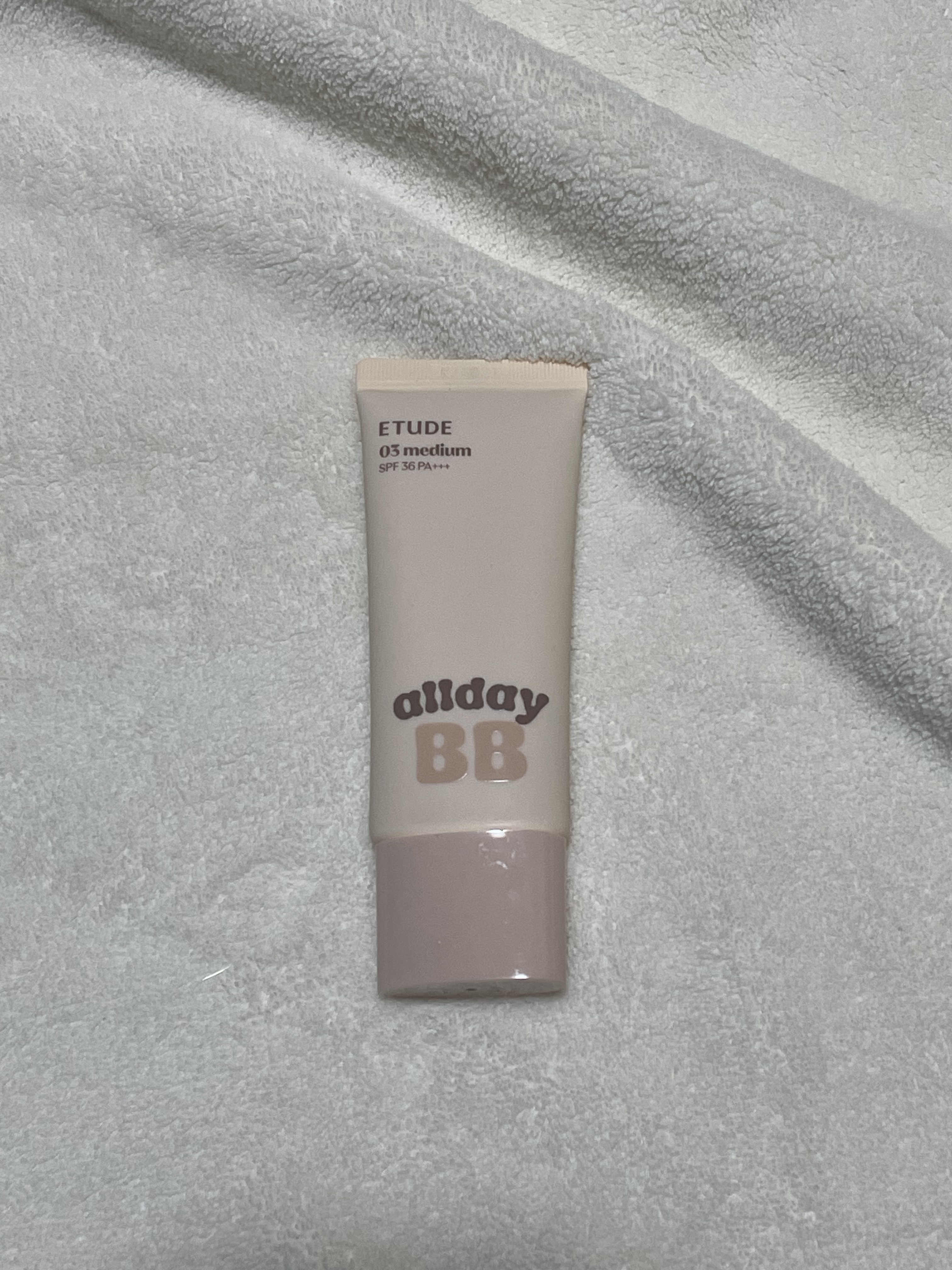 オールデーグラススキンBBクリーム ミディアムベージュ/ETUDE/BBクリームを使ったクチコミ（1枚目）