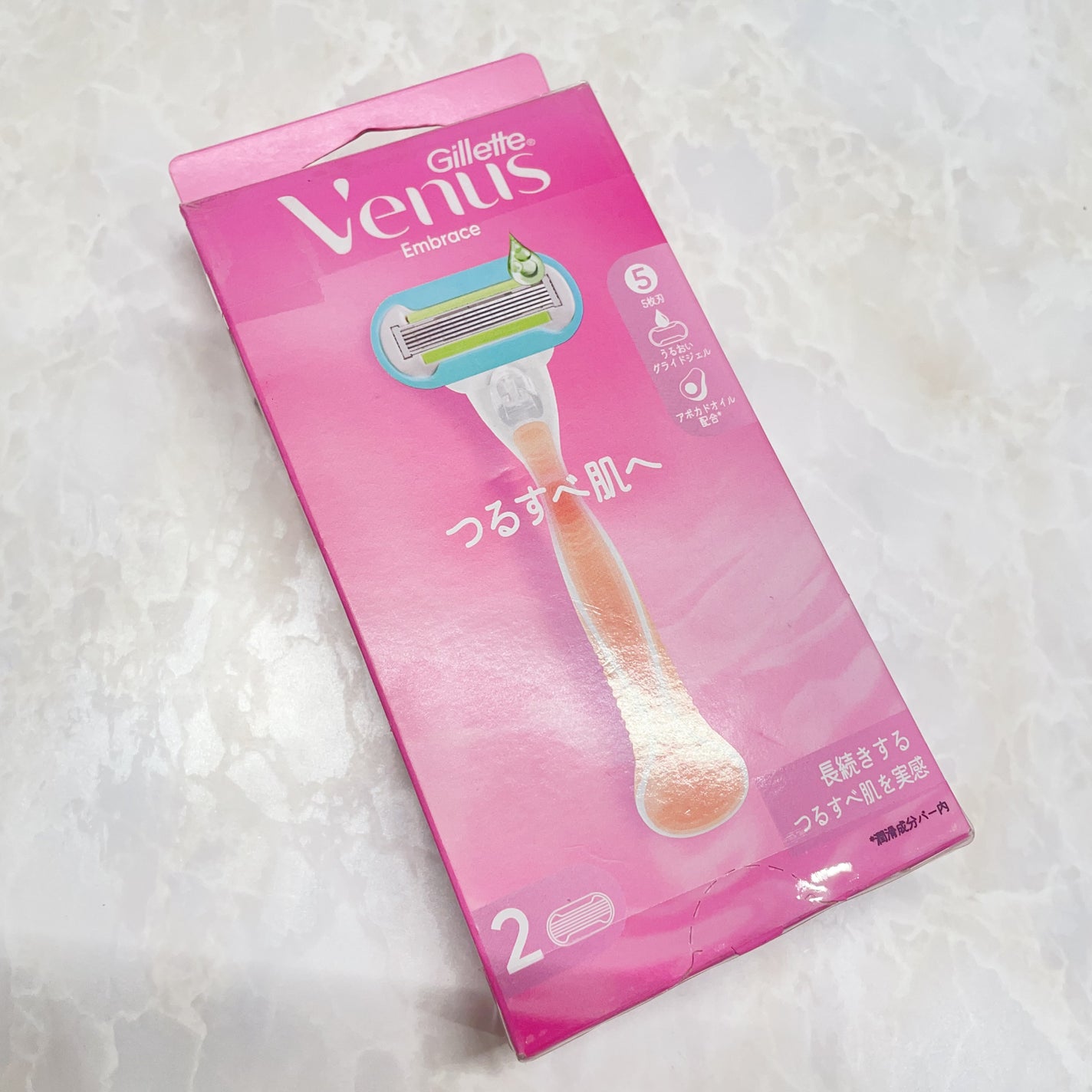 エンブレイス つるすべ肌/Gillette Venus/シェーバーを使ったクチコミ(1枚目)