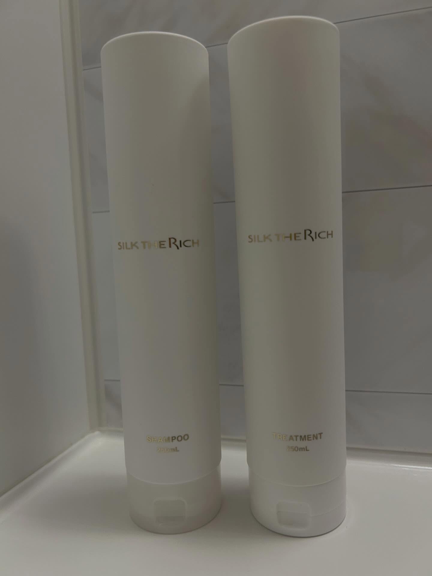 SILK THE RICH モイスト&リペア シャンプー・トリートメント/SILK THE RICH/市販シャンプーを使ったクチコミ（1枚目）