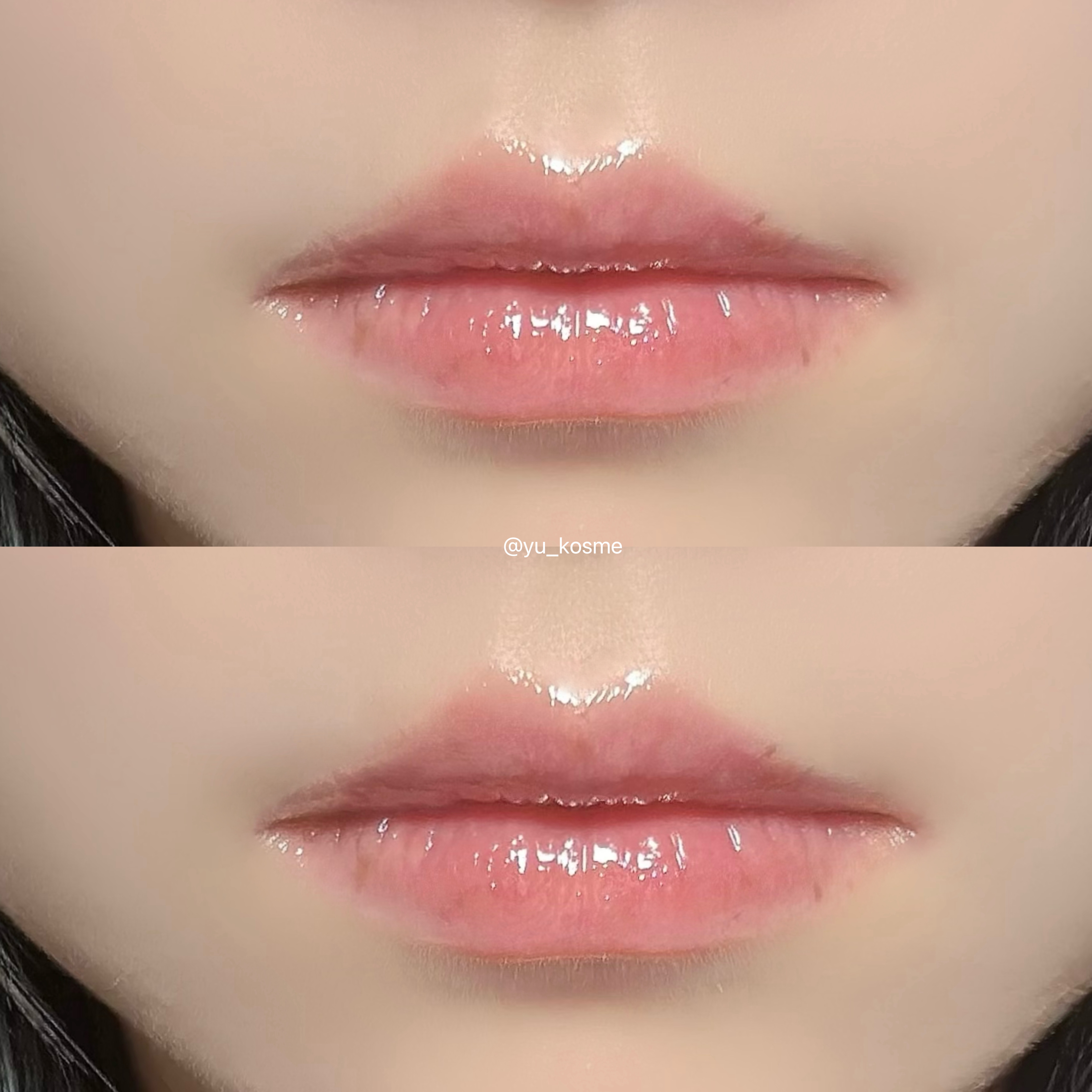 ミラーレスリップオイルグロス/Dinto/リップグロスを使ったクチコミ（3枚目）