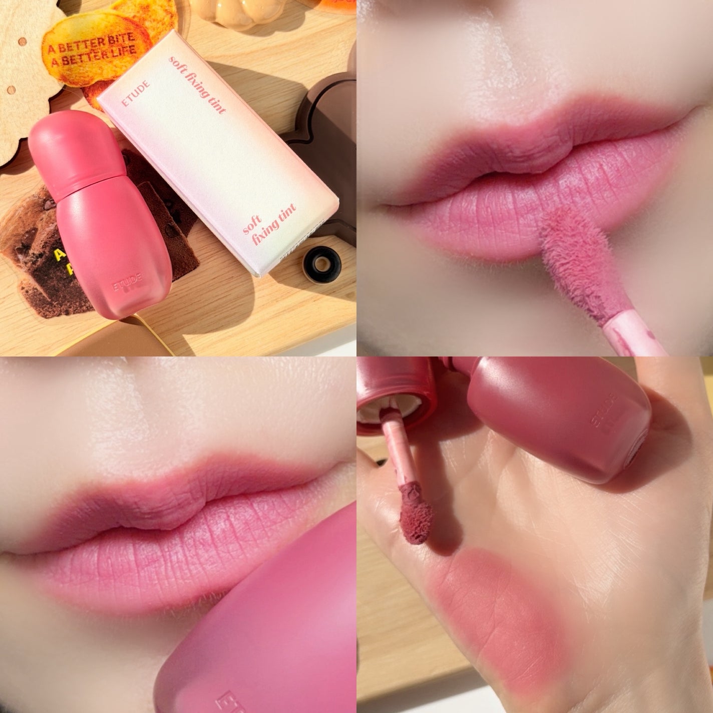 ソフトフィクシングティント/ETUDE/口紅を使ったクチコミ(4枚目)