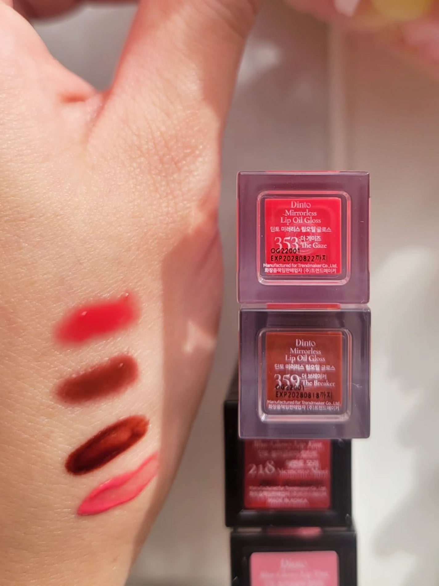 ブラーグロイリップティント/Dinto/リップティントを使ったクチコミ(5枚目)