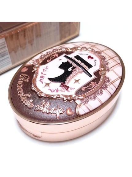 チョコレートシリーズ チークブラッシュ/FlowerKnows/パウダーチークを使ったクチコミ(4枚目)