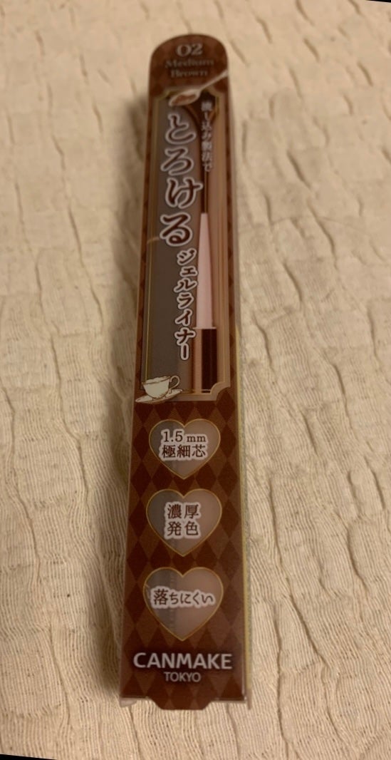 クリーミータッチライナー/キャンメイク/ジェルアイライナーを使ったクチコミ(1枚目)