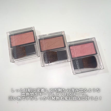 チークブラッシュ/CEZANNE/パウダーチークを使ったクチコミ(2枚目)