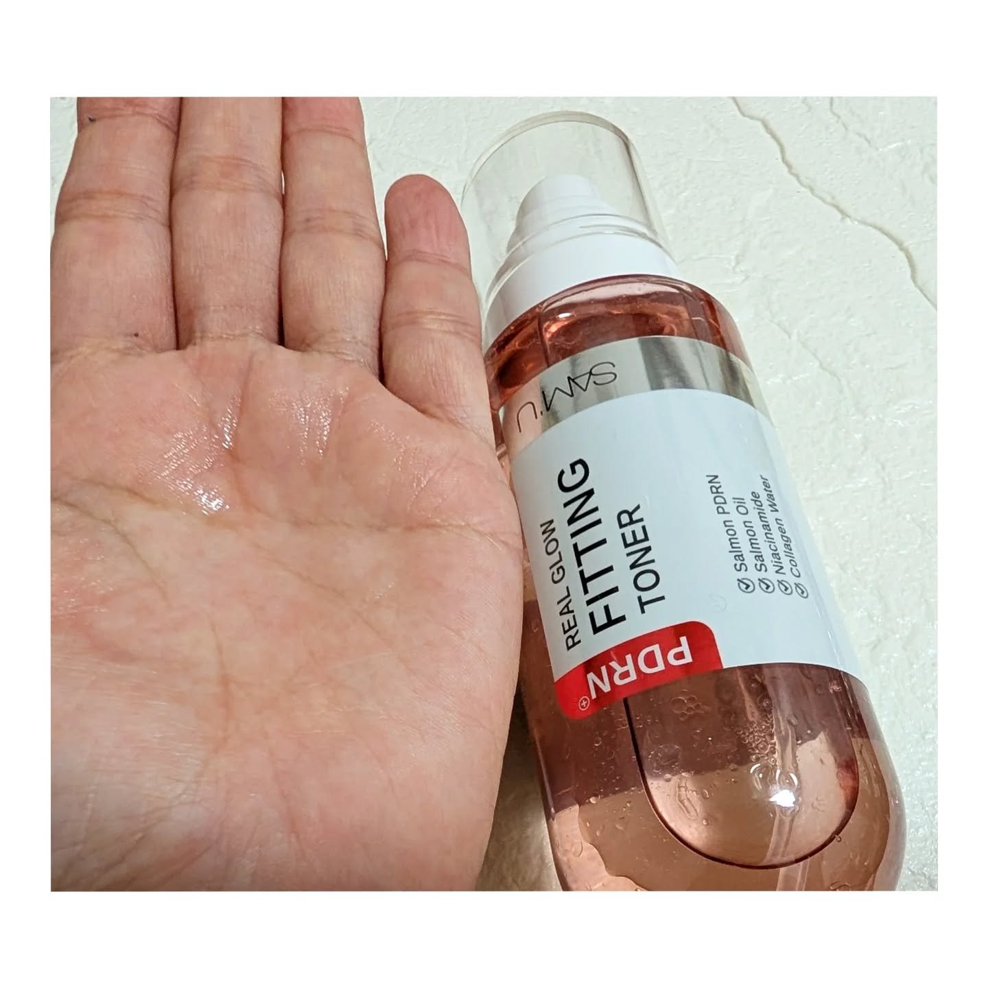 PDRNリアルグロウフィッティングトナー/SAM'U/ミスト状化粧水を使ったクチコミ（2枚目）