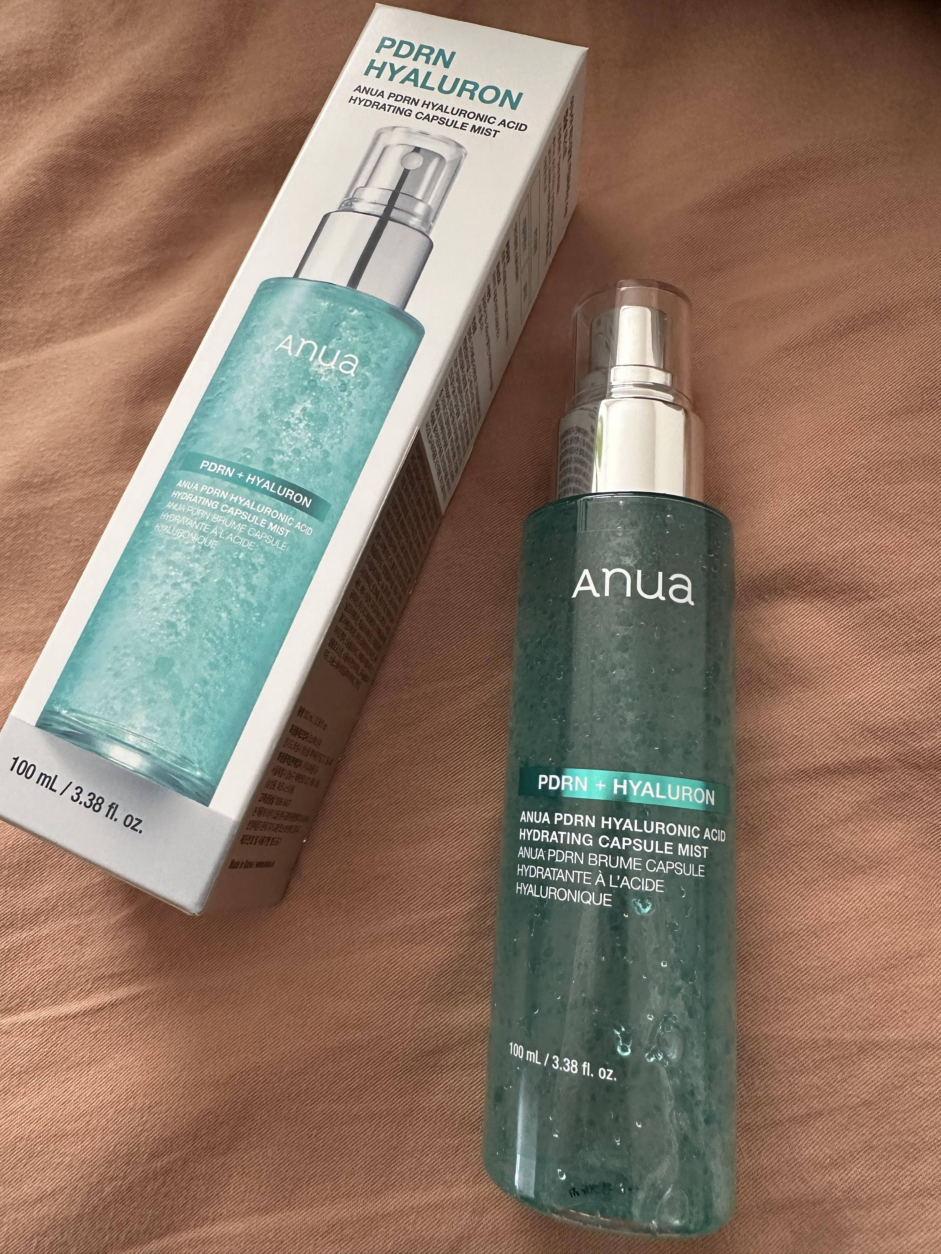 PDRNヒアルロン酸ハイドレイティングミスト/Anua/ミスト状化粧水を使ったクチコミ（1枚目）