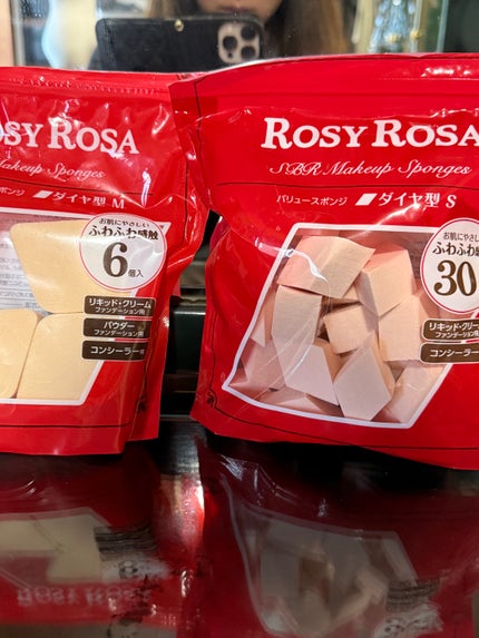 バリュースポンジ ダイヤ型 タイプM 6P/ロージーローザ/パフ・スポンジを使ったクチコミ(1枚目)