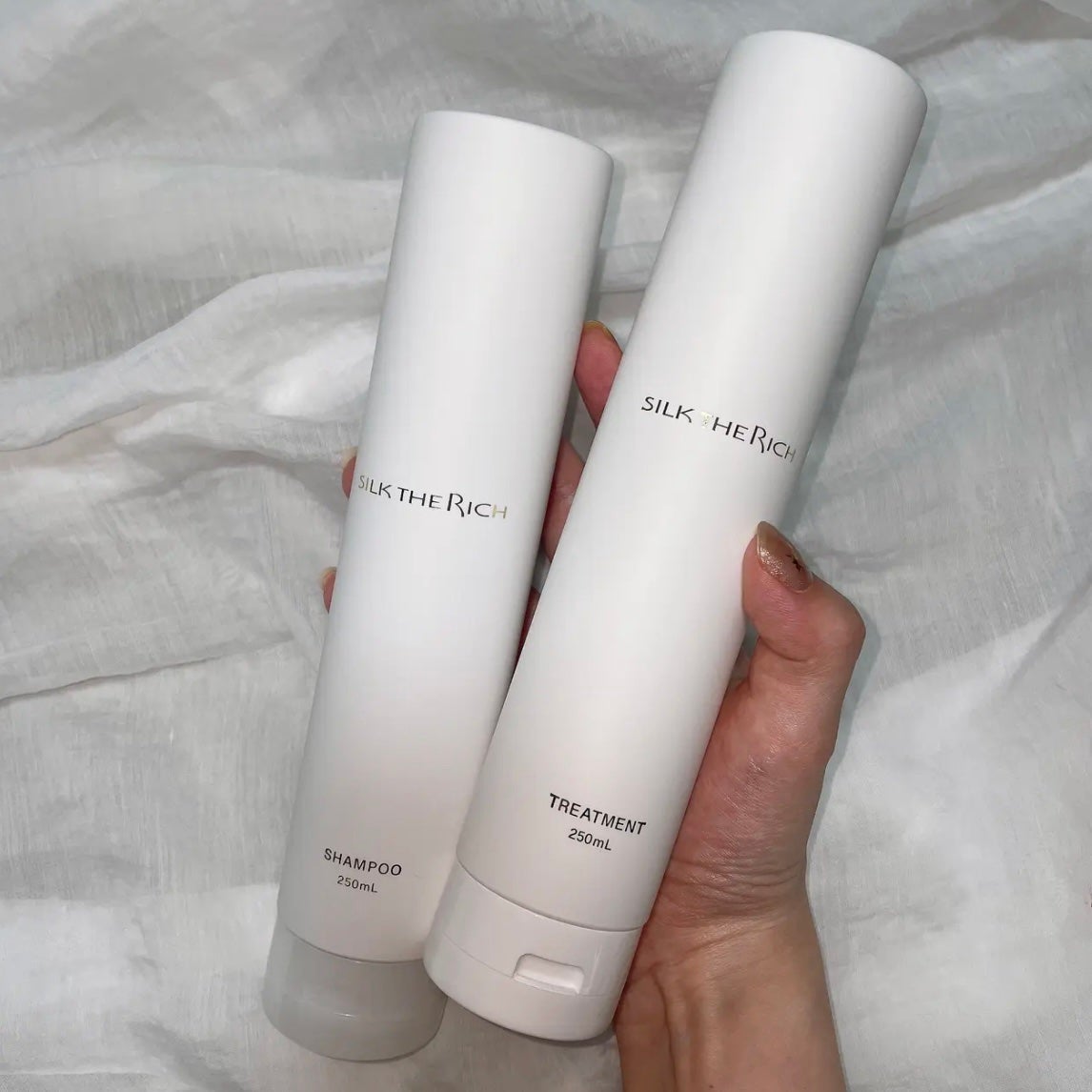 SILK THE RICH モイスト&リペア シャンプー・トリートメント/SILK THE RICH/市販シャンプーを使ったクチコミ(1枚目)