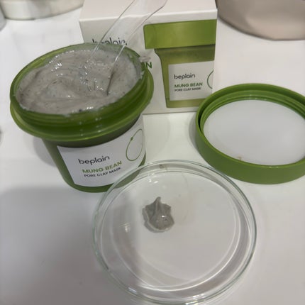 緑豆毛穴クレイパック/beplain/洗い流すパック・マスクを使ったクチコミ(1枚目)
