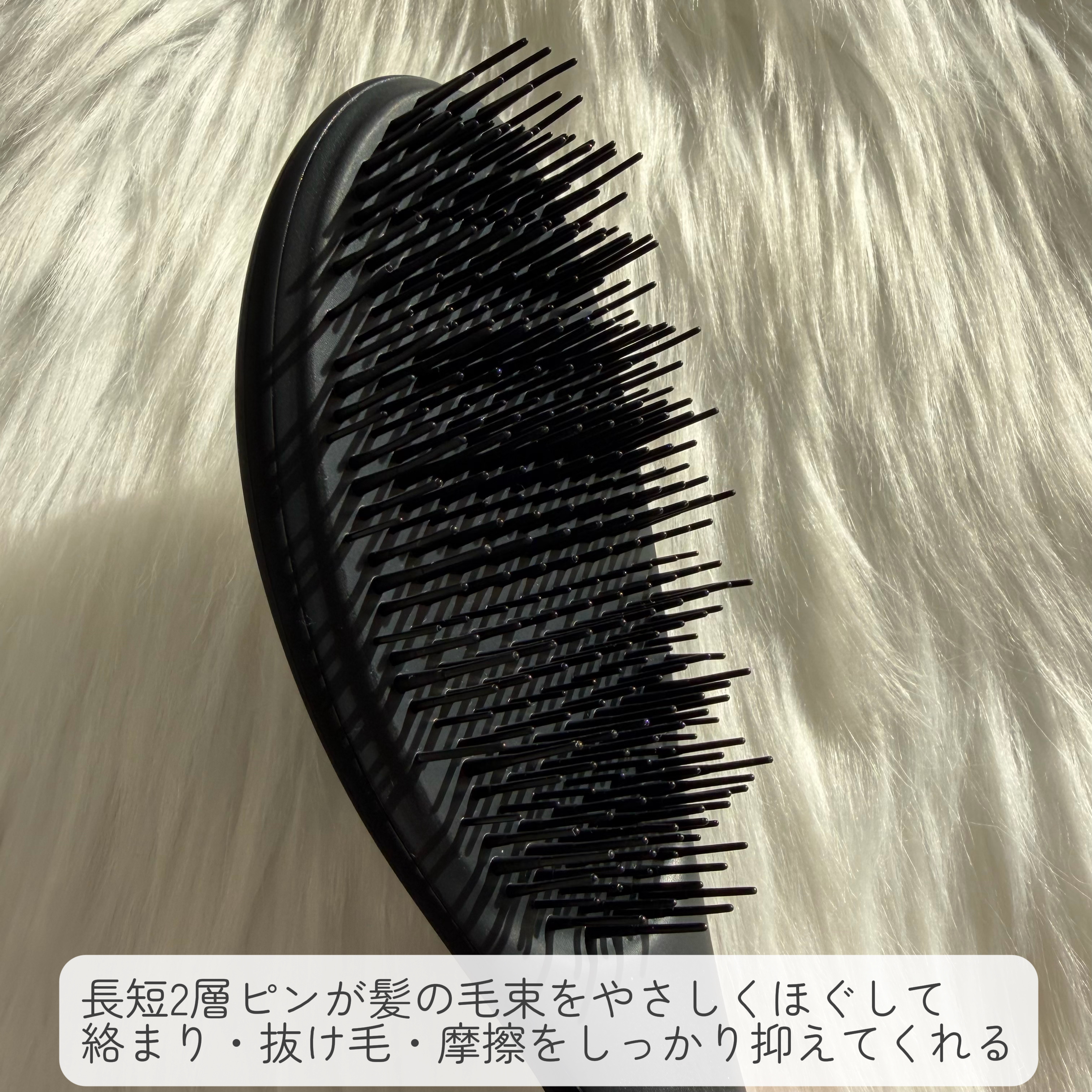 87saku ハナサク デタングリングブラシ/87saku/ヘアブラシを使ったクチコミ（2枚目）