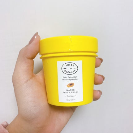 ウォーターウォッシュバーム/JUICE TO CLEANSE/スクラブ・ゴマージュを使ったクチコミ(8枚目)