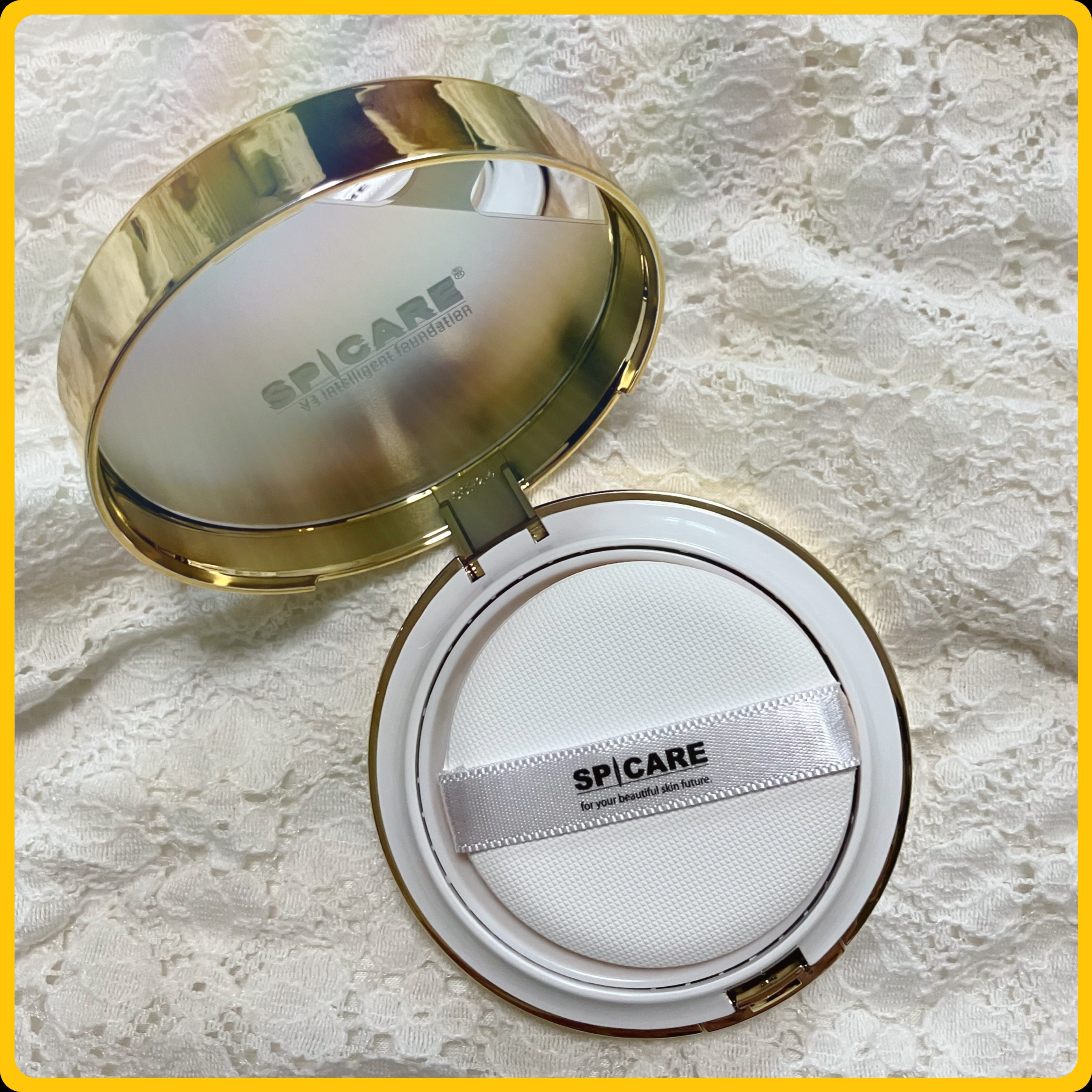 SPICARE V3 インテリジェント ファンデーション レフィル 15g（パフ付）/SPICARE/クッションファンデーションを使ったクチコミ（2枚目）