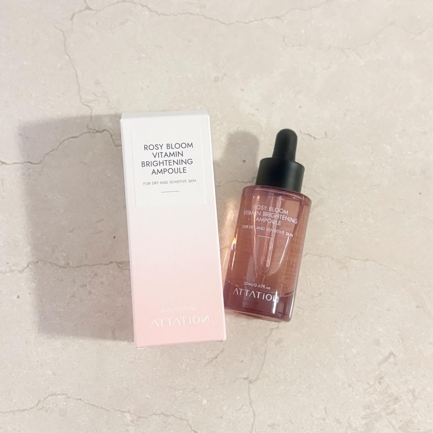 ロージーブルーム高濃縮ビタミン美容液/ATTATION/美容液を使ったクチコミ(2枚目)