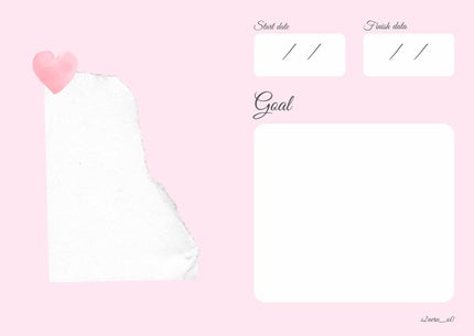 ねる on LIPS 「自分磨きノートのテンプレートを作りました𓂃𓈒𓏸良ければ使って..」(1枚目)