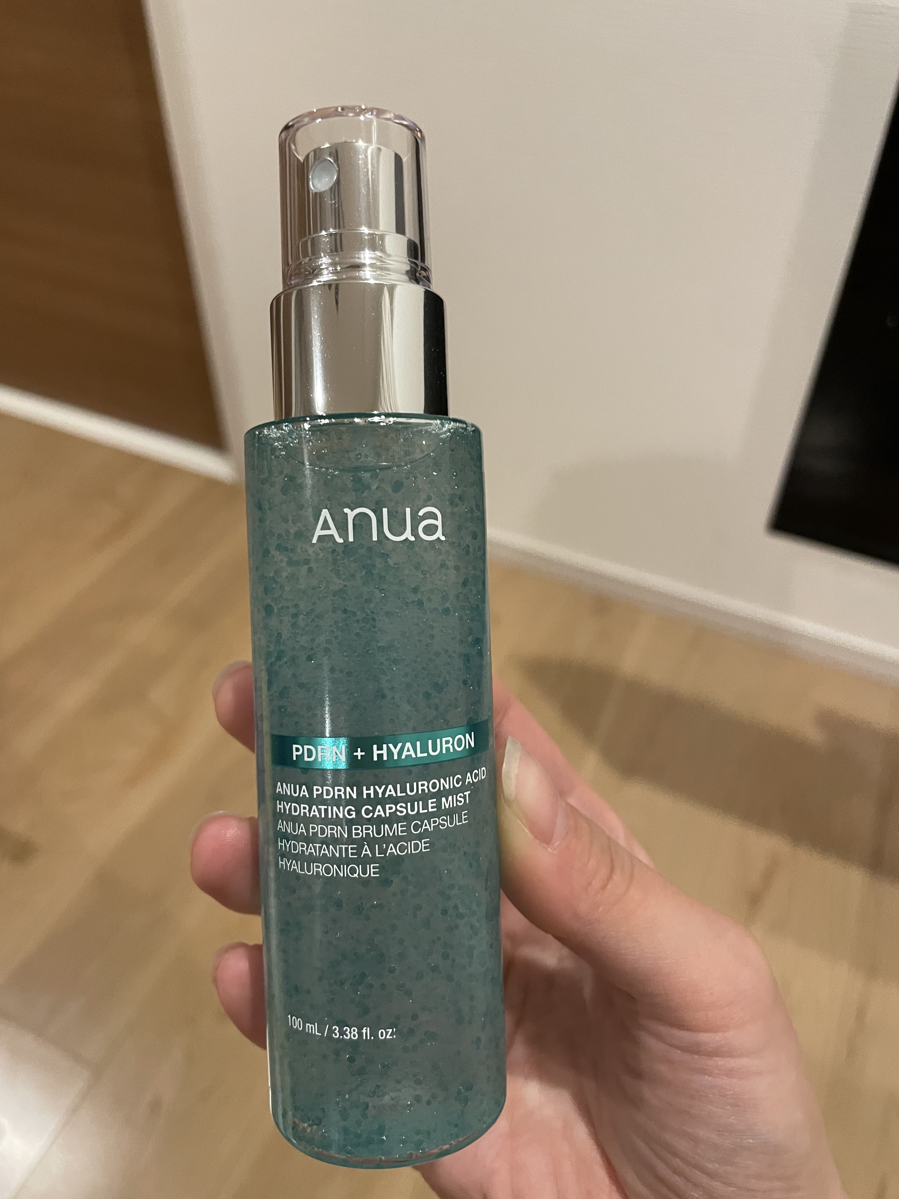PDRNヒアルロン酸ハイドレイティングミスト/Anua/ミスト状化粧水を使ったクチコミ（1枚目）