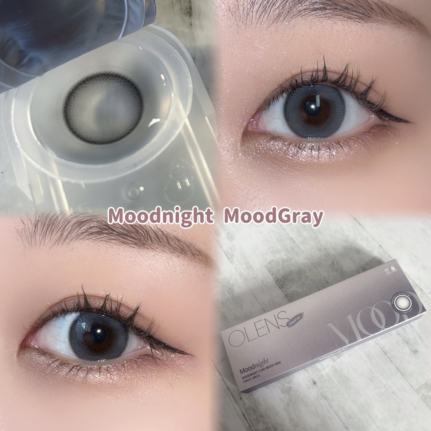Moodnight 1Month/OLENS/カラーコンタクトレンズを使ったクチコミ(3枚目)