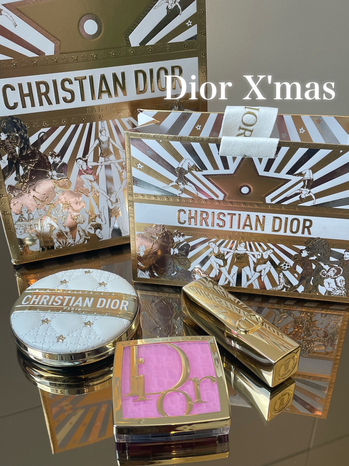 バックステージ ロージー グロウ(ホリデーコレクション 2025 限定品)/Dior/チークを使ったクチコミ(1枚目)
