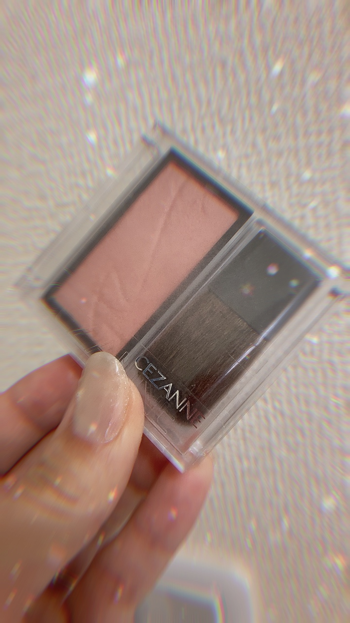チークブラッシュ/CEZANNE/パウダーチークを使ったクチコミ（1枚目）