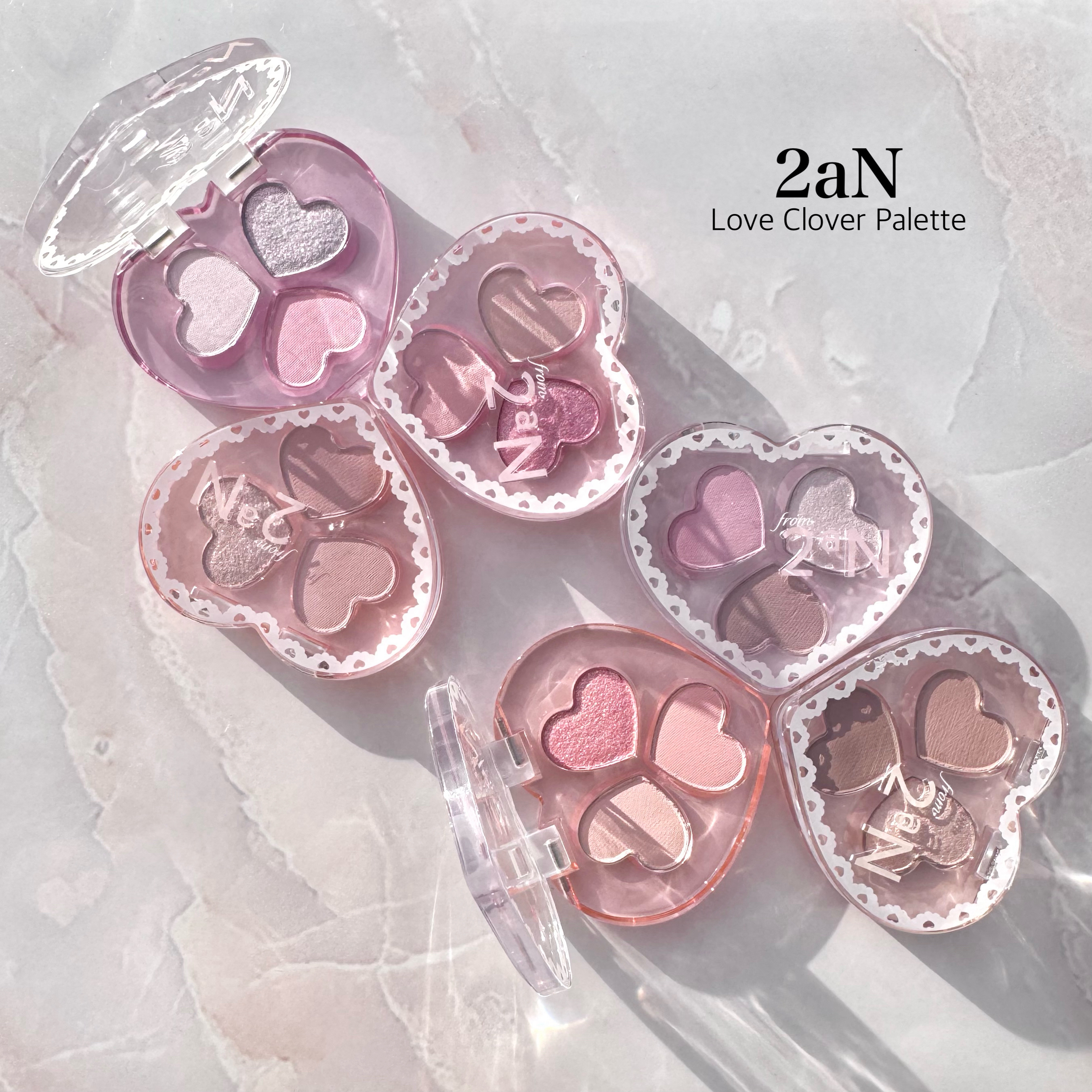 ラブクローバーパレット/2aN/アイシャドウパレットを使ったクチコミ（2枚目）