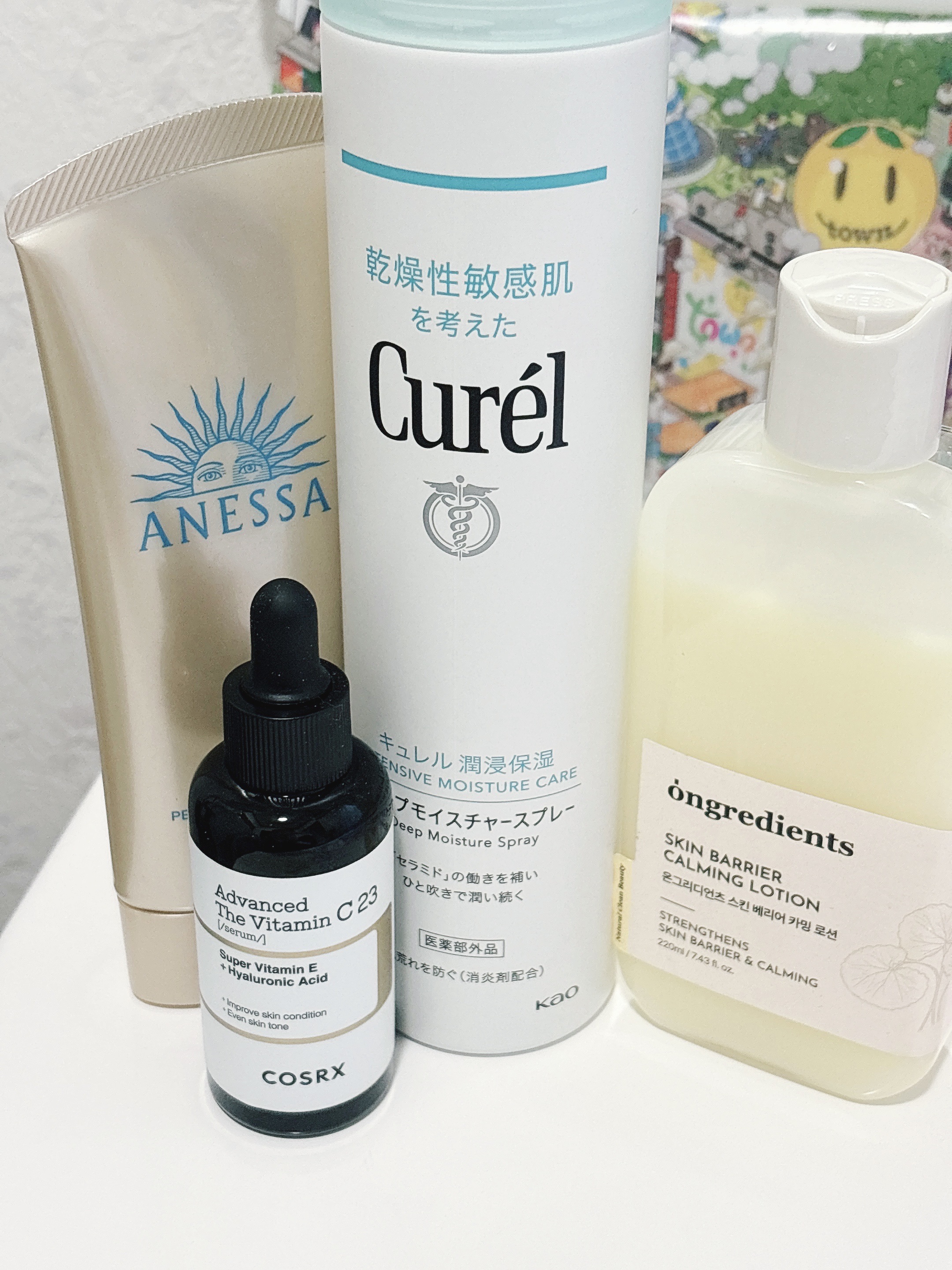 モーニングスキンケア☀️

朝はビタミン💛

COSRXのRXアドバンスド ザ・ビタミンC23セラム使い切ったら次何使おうかな

ビタミンが良いかな🍋

キュレル
ディープモイスチャースプレー
COSRX
RXアドバンスド ザ・ビタミン