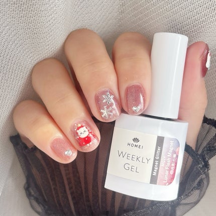 HOMEI ウィークリージェル/HOMEI/ジェルネイルを使ったクチコミ(2枚目)