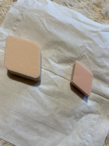 バリュースポンジ ダイヤ型 タイプM 6P/ロージーローザ/パフ・スポンジを使ったクチコミ(2枚目)