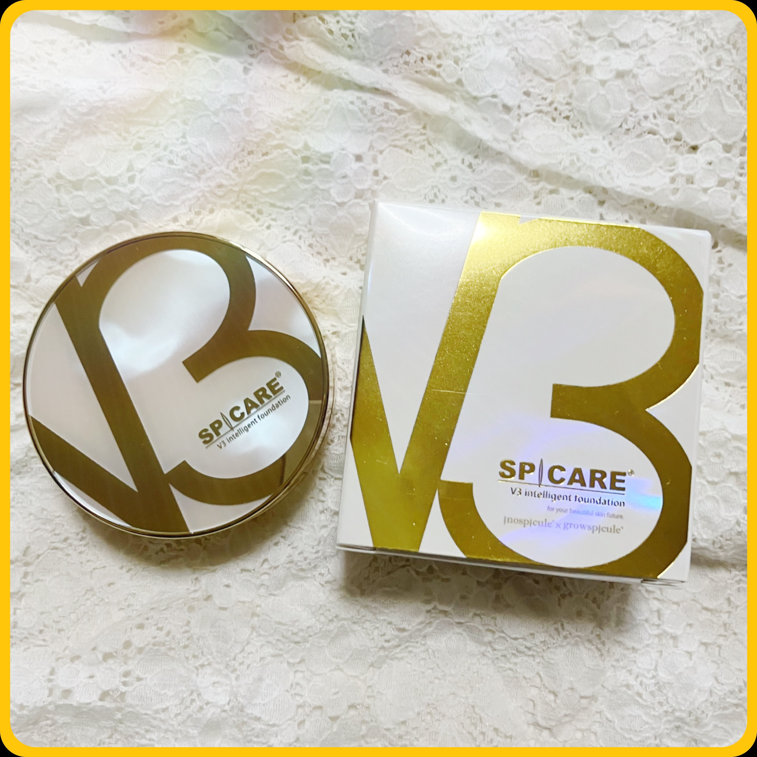 SPICARE V3 インテリジェント ファンデーション レフィル 15g（パフ付）/SPICARE/クッションファンデーションを使ったクチコミ（1枚目）