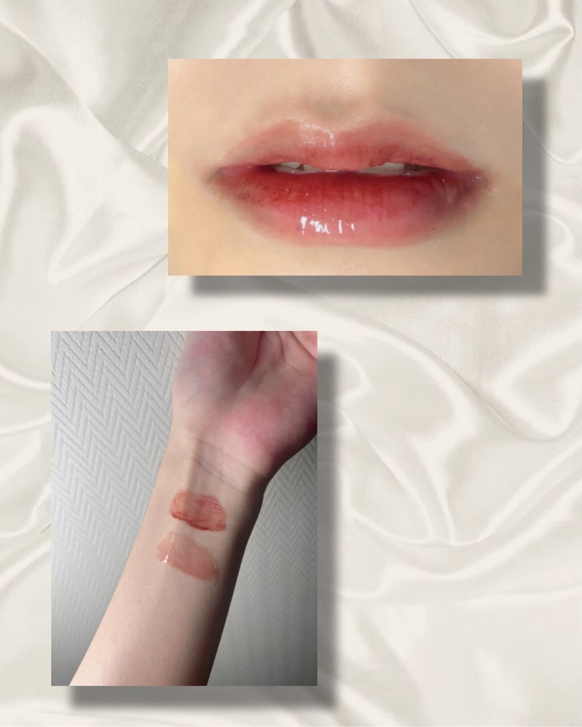 グラスティングウォーターティント/rom&nd/リップティントを使ったクチコミ(2枚目)