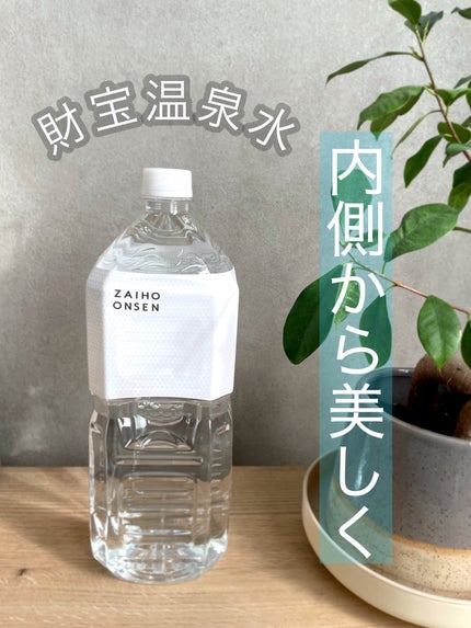 天然アルカリ温泉水 財宝/財宝/ミネラルウォーターを使ったクチコミ(1枚目)