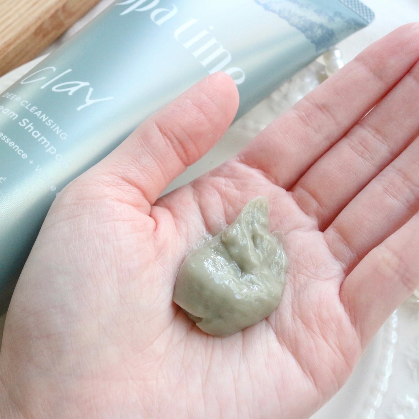 スパタイム クリームシャンプー (ディープクレンジング)/Spa time/市販シャンプーを使ったクチコミ(5枚目)