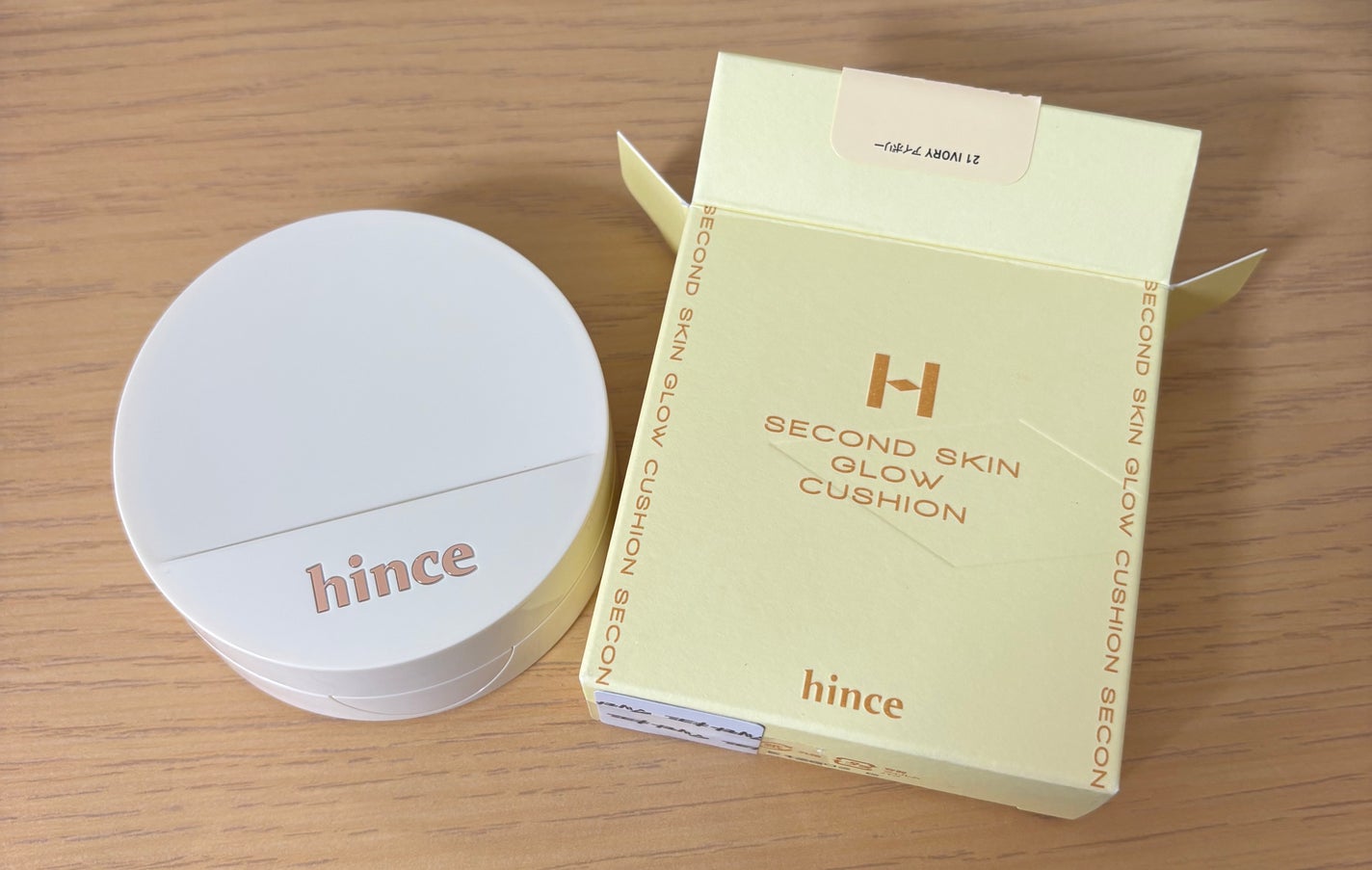 セカンドスキングロウクッション/hince/クッションファンデーションを使ったクチコミ(1枚目)