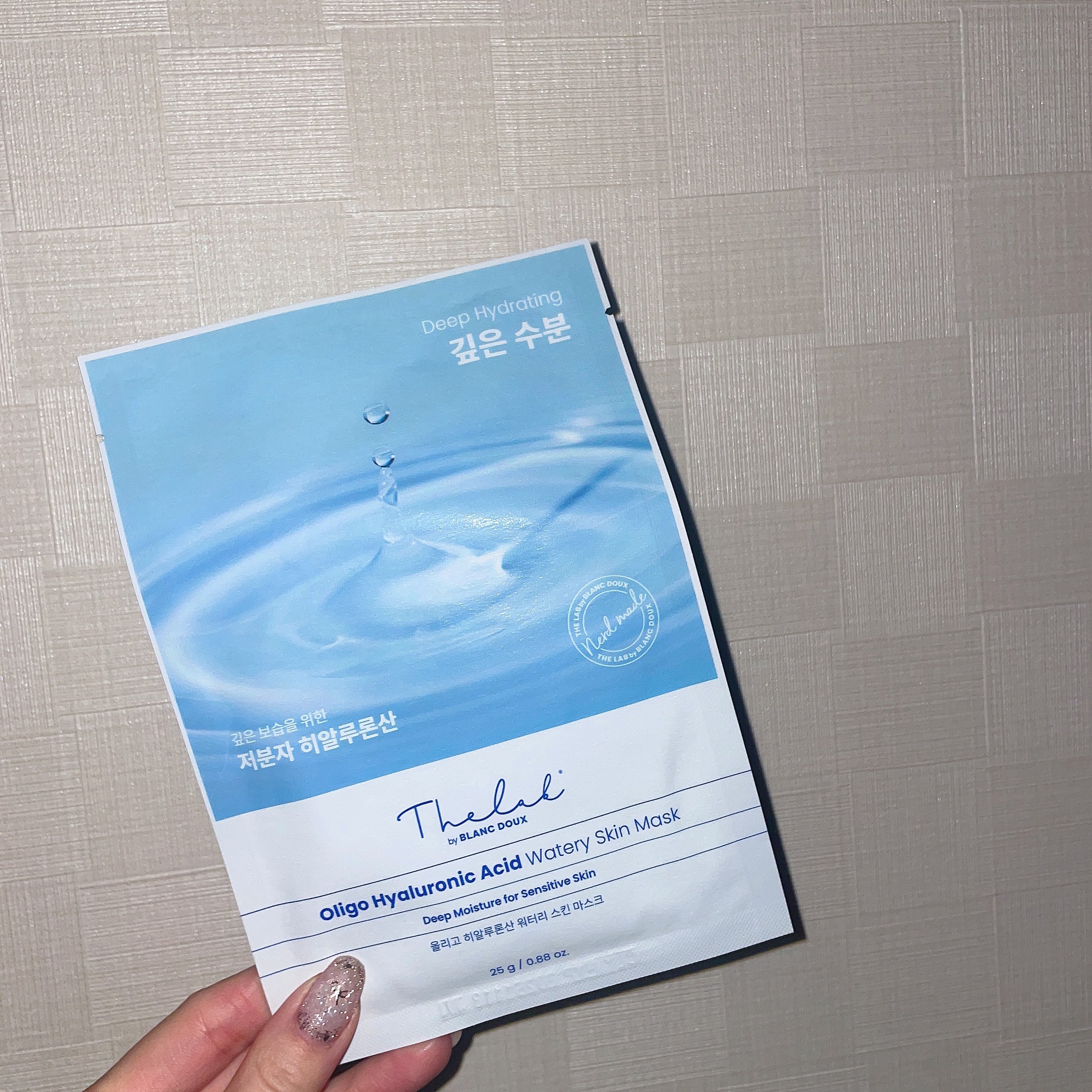 The LAB by blanc doux オリゴヒアルロン酸ウォータリースキンマスクパックに星4個の評価をつけました