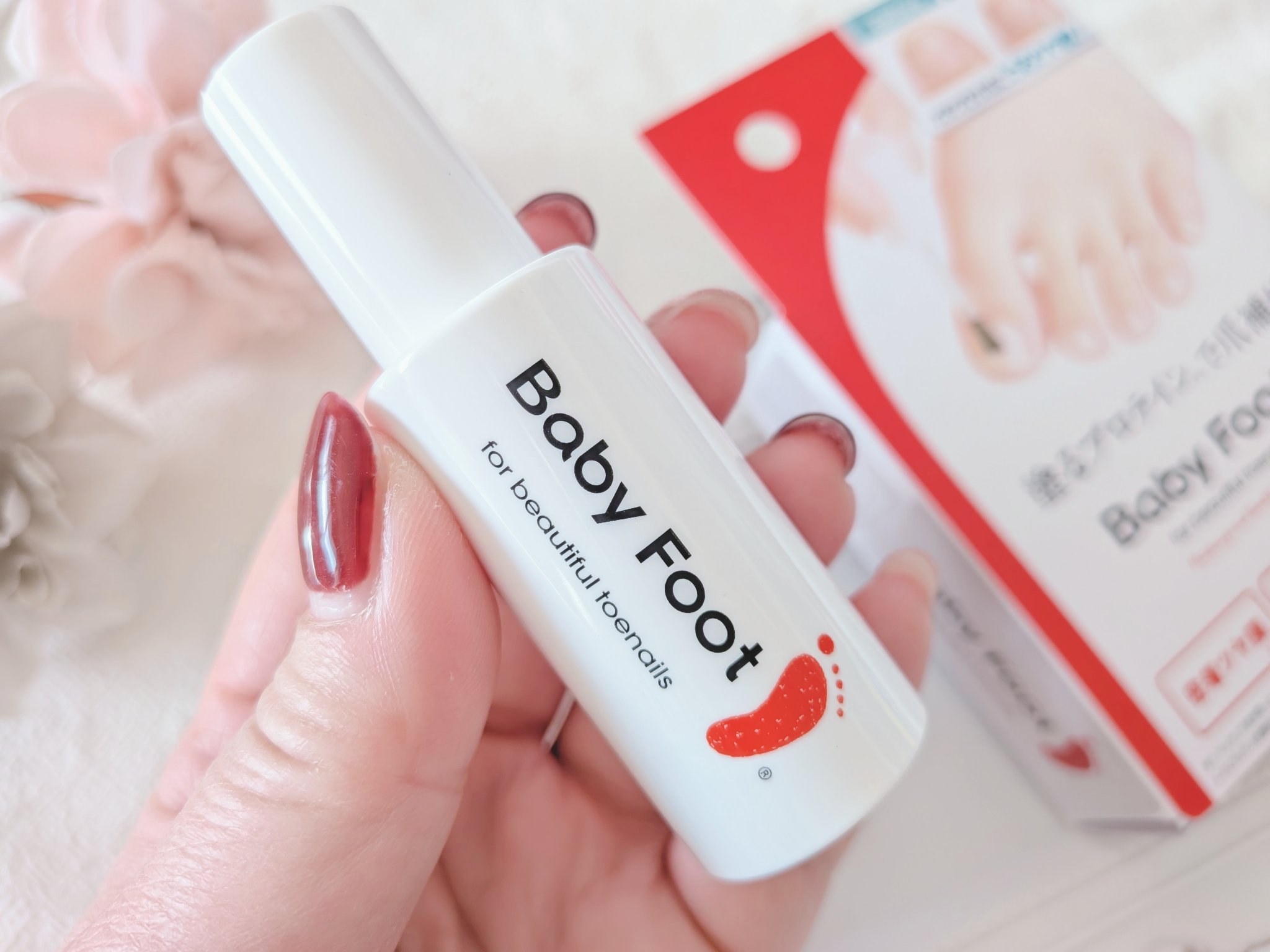 ベビーフット 足爪プロティンパック/ベビーフット/レッグ・フットケアを使ったクチコミ（2枚目）