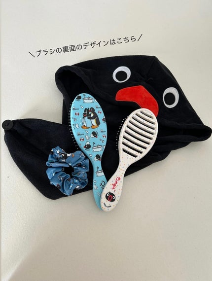 ウェットブラシ ピングー スピードドライ ヘアタオル付き/ウェットブラシ/その他キットセットを使ったクチコミ(2枚目)