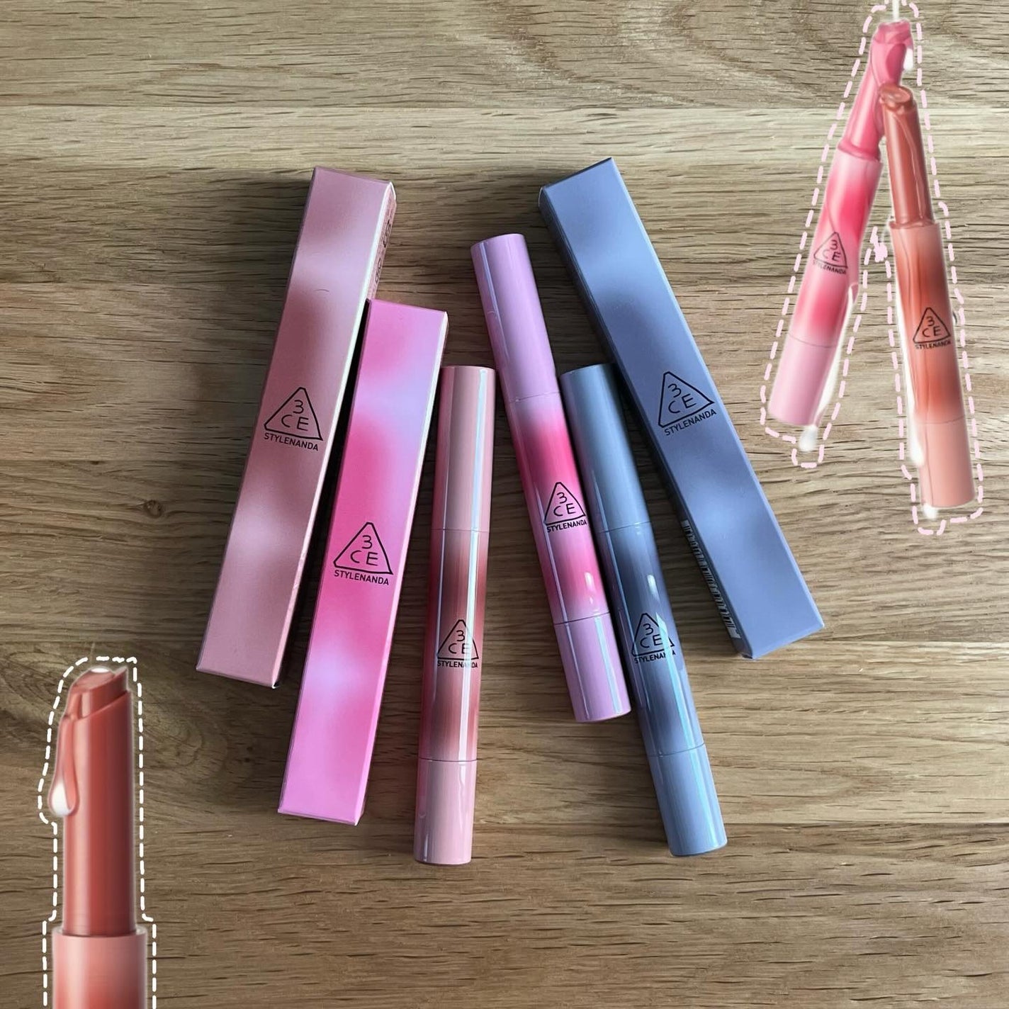 3CE シャインリフレクター/3CE/口紅を使ったクチコミ(2枚目)