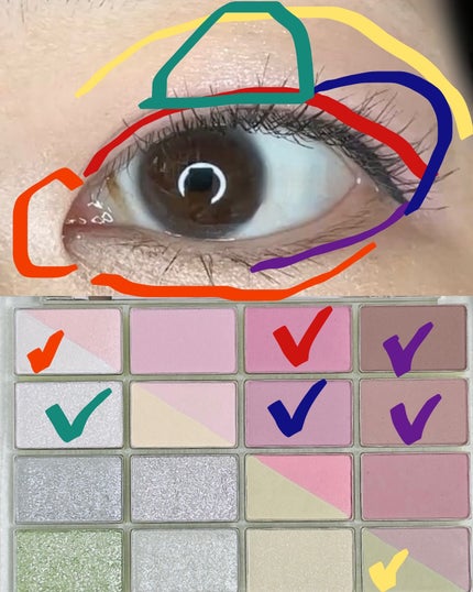 ソフトブラーリングアイパレット/wakemake/アイシャドウパレットを使ったクチコミ(9枚目)