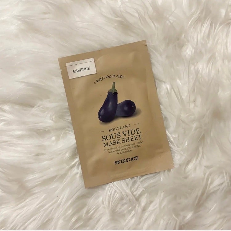 スーヴィッド マスクシート エッグプラント/SKINFOOD/シートマスク・パックを使ったクチコミ(1枚目)