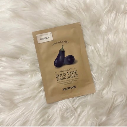 スーヴィッド マスクシート エッグプラント/SKINFOOD/シートマスク・パックを使ったクチコミ(1枚目)