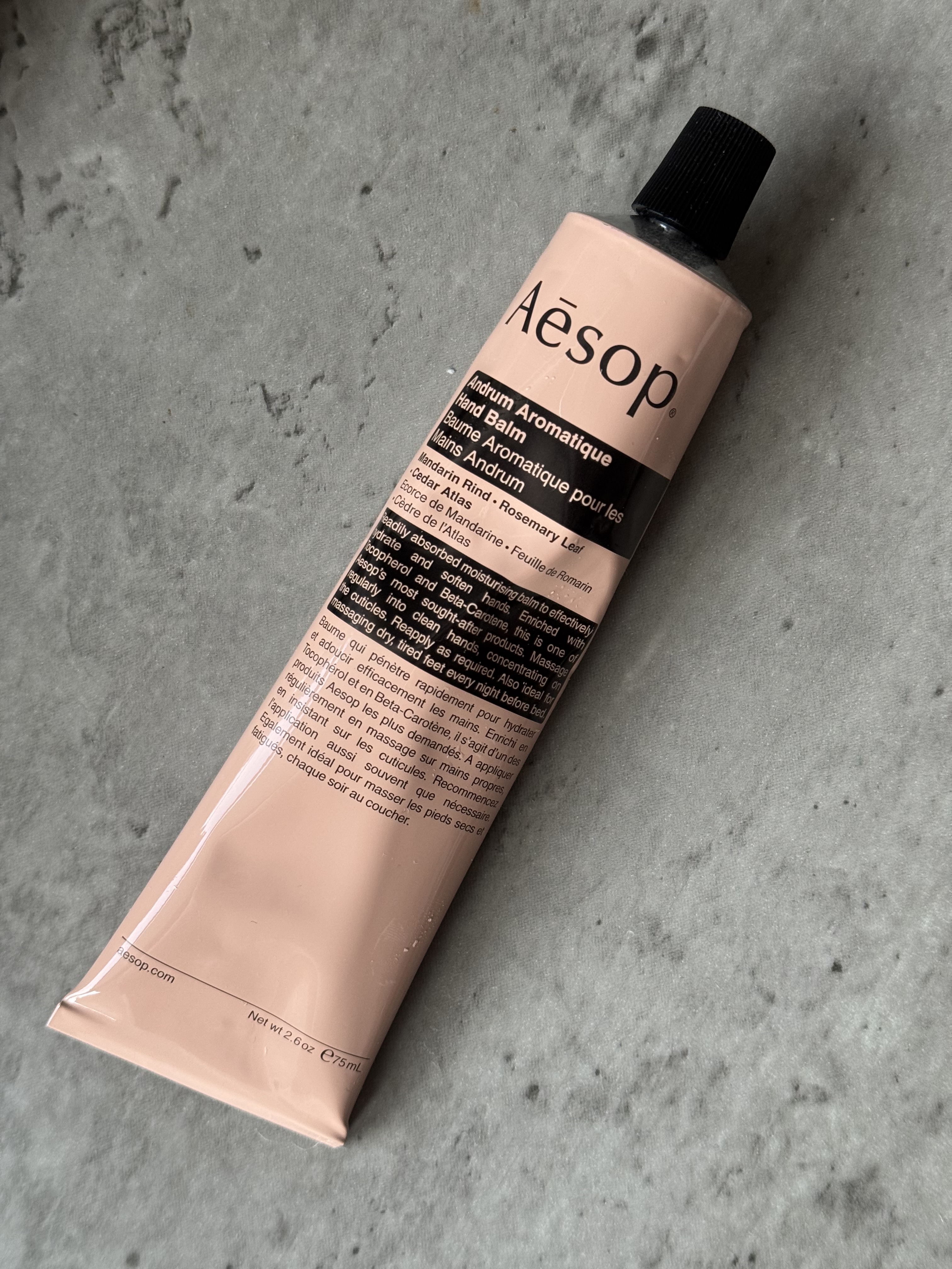 アンドラム アロマティック ハンドバーム 75ml/Aesop/ハンドクリームを使ったクチコミ（1枚目）