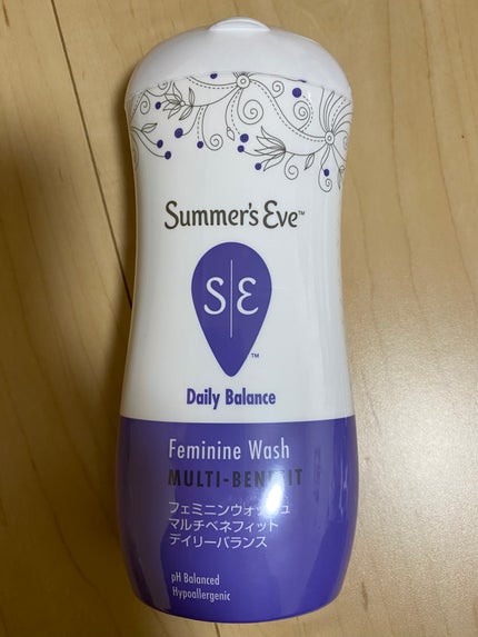 フェミニンウォッシュ マルチベネフィット デイリーバランス/Summer's Eve(サマーズイブ)/デリケートゾーンケアを使ったクチコミ(1枚目)