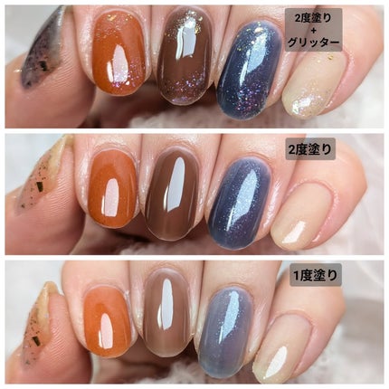 ミルクティ on LIPS 「✴✴パラドゥの新色✨ミニネイル全4色(限定色)グリッタリーネイ..」(7枚目)