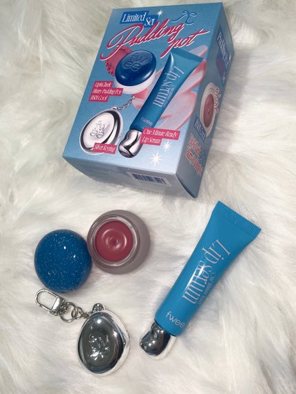 リップアンドチーク ブラーリープリンポット/fwee/口紅を使ったクチコミ(2枚目)