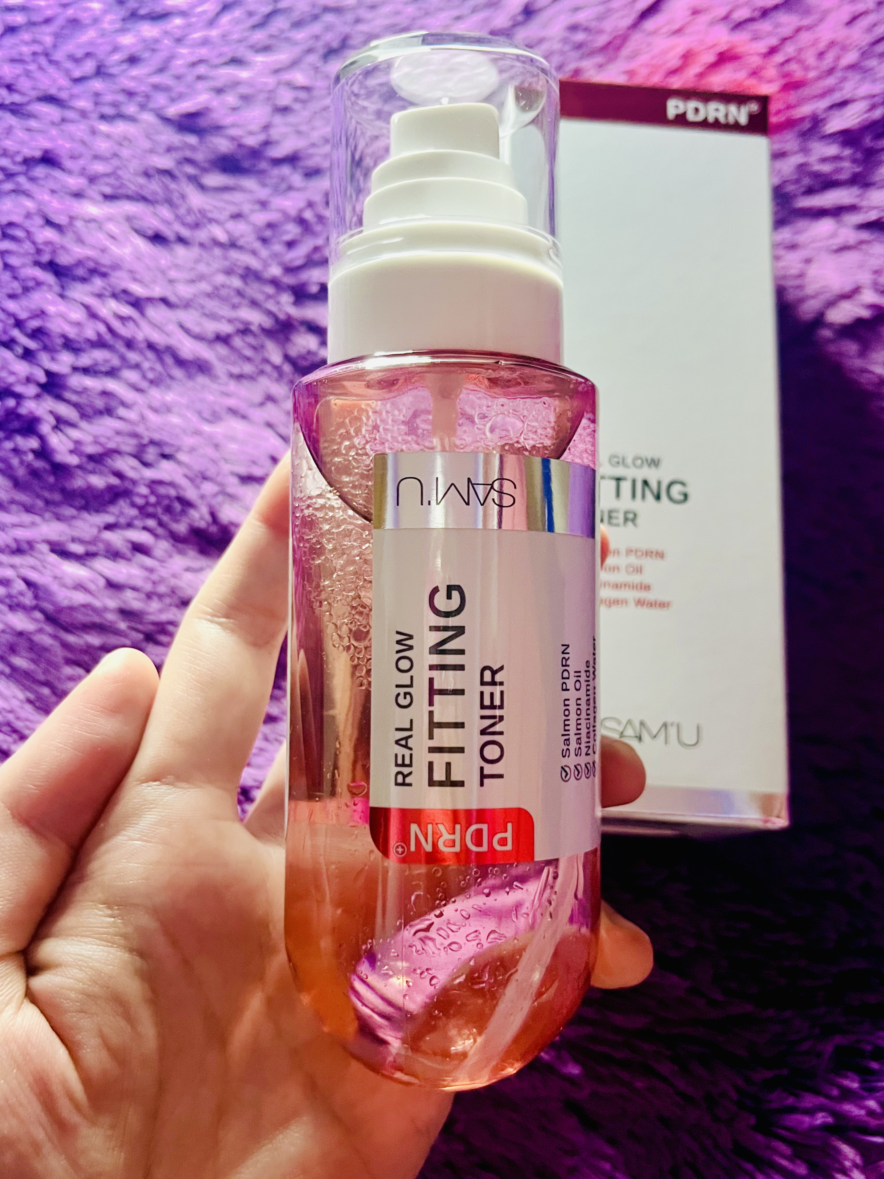 PDRNリアルグロウフィッティングトナー/SAM'U/ミスト状化粧水を使ったクチコミ（2枚目）