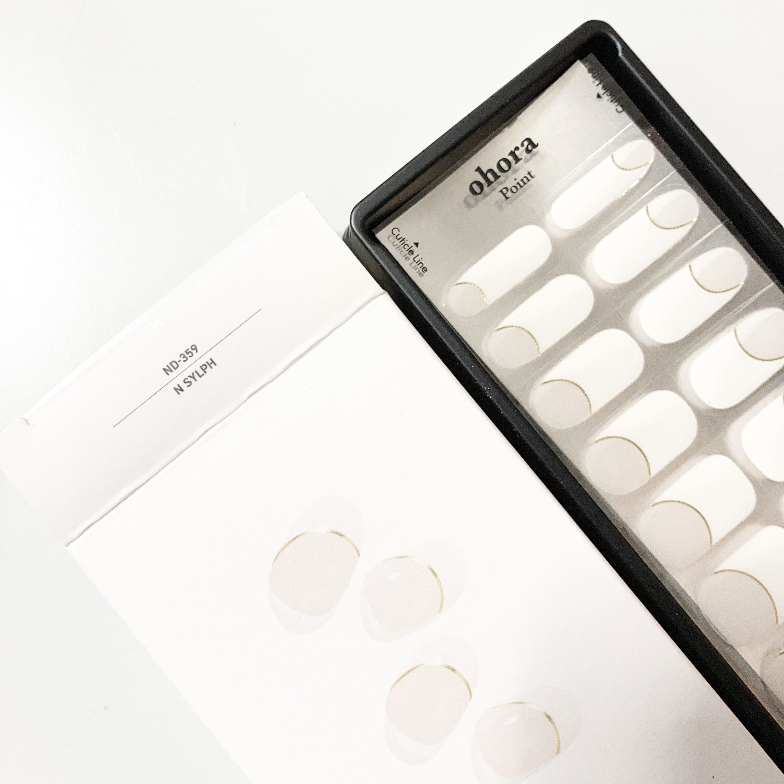 セミキュアジェルネイル（ハンド）/ohora/ネイルシールを使ったクチコミ（2枚目）