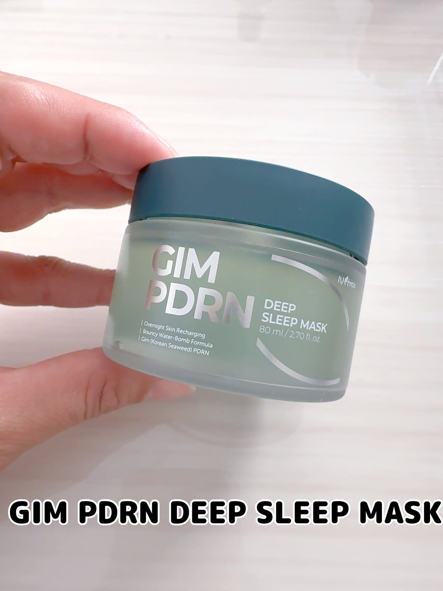 海苔PDRNディープスリープマスク/Isntree/オールインワン化粧品を使ったクチコミ(4枚目)