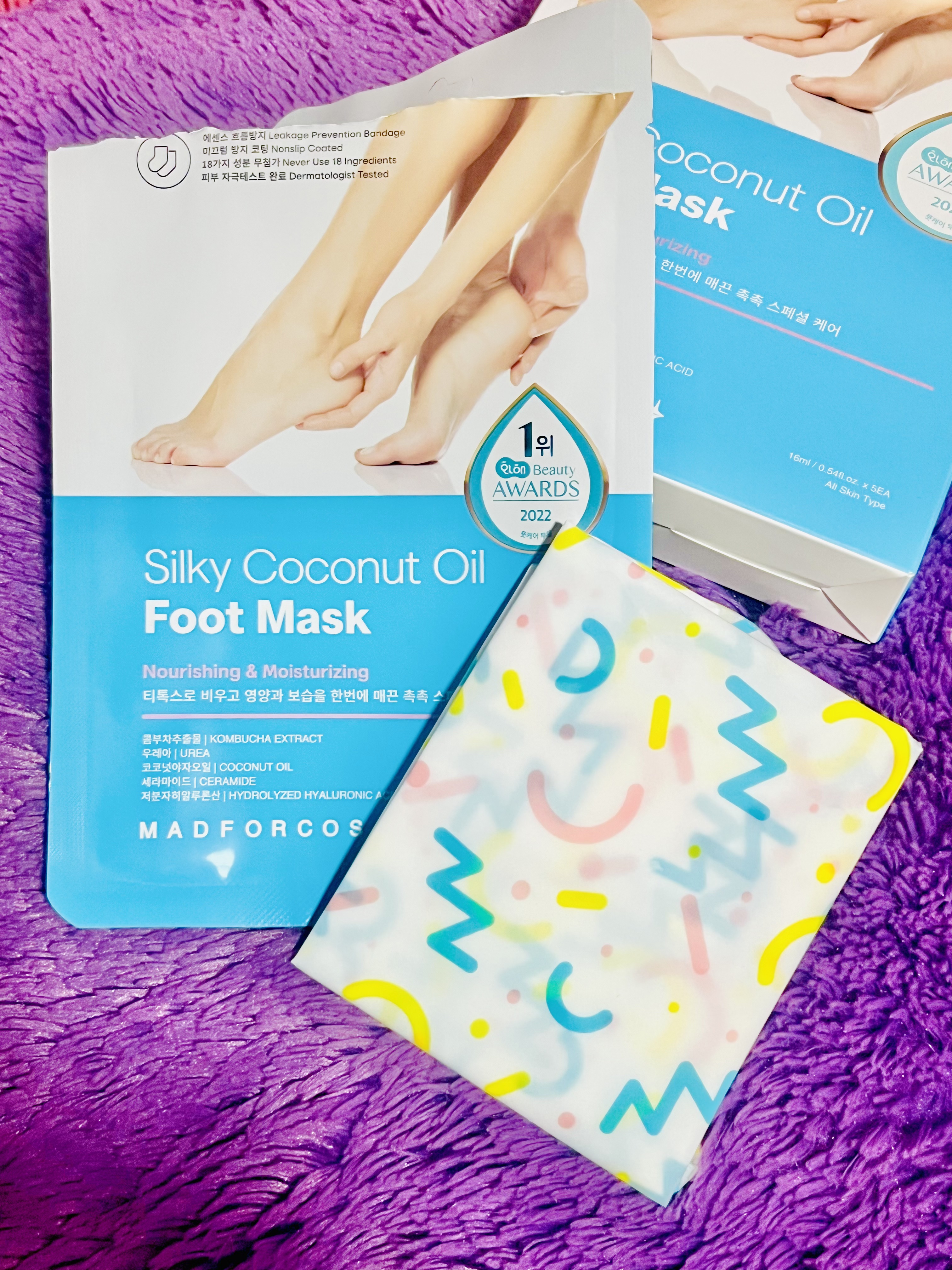 シルキーココナッツオイルフットマスク /MADFORCOS/レッグ・フットケアを使ったクチコミ（2枚目）