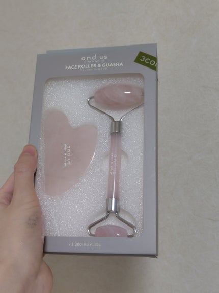 フェイスローラー&カッサ/3COINS/美顔器・マッサージを使ったクチコミ(1枚目)